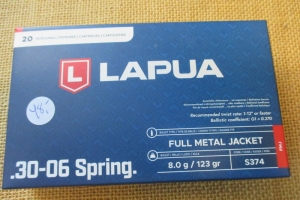 Lapua 30-06 Spring. 8,0g FMJ